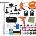 Produktbild: VEVOR 107-teiliges Dellen-Reparaturset Saugnapfheber Brücken-Ausbeulen-Abzieher 2 in 1 Gleithammer, 50 x Abziehlaschen & 6 x Brückenabziehlaschen...
