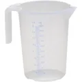Produktbild: Hünersdorff Messkanne 2000 ml Polypropylen transparent D151xH206mm Griff offen (2000 ml) (937500)
