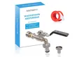 Produktbild: Bächlein Absperrventil Wasserhahn für den Garten - inkl. Adapter und PTFE-Tape