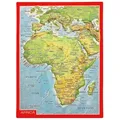 Produktbild: Georelief Reliefpostkarte Afrika - STK - bunt