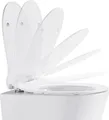 Produktbild: NEG Hänge-WC Uno11RL/RK, randlose spritzfreie Spülung, Softclose WC-Sitz, nano-versiegelt WC-Modell: Uno11RK (48,5 cm) Slimline-Deckel