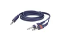 Produktbild: DAP DAP FL34 - Stereo Jack to 2 Mono Jack L/R 0,75 m Audio-Adapter