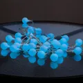 Produktbild: Star Trading  LED Lichterkette ‚Berry', Netzbetrieb, 50 LEDs Kugeln, blau, outdo