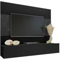 Produktbild: Mirjan24 Wohnwand, Schwarz, Holzwerkstoff, Marmor Optik, 180x150x38 cm, Wohnzimmer, Wohnwände, Wohnwand-Sets