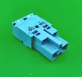 Produktbild: Stecker 2-pol Kod. I 0,5- 4mm² blau WAGO WINSTA® MIDI 770-1112