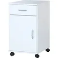 Produktbild: VOGL Möbelfabrik Rollcontainer Barrie, Bürocontainer, (1 St), verschiedene Ausführungen, mit Schubladen, Höhe 67 cm, Made in Germany weiß