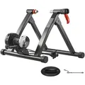 Produktbild: VEVOR Fahrrad Rollentrainer Fahrradtrainer für 660,4-736,6 mm / 700C-Räder, 6-stufiger Widerstand, faltbarer magnetischer Radtrainer Heimtrainer mit Schnellspanner & Vorderradunterlage Schwarz