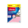 Produktbild: Vileda Actifibre Soft Allzwecktuch, 2er-Pack 171814 , 1 Packung = 2 Tücher, 1x Rosa, 1x Grau