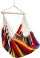 Produktbild: AMANKA XXL Hängesessel Regenbogen 185x130 cm belastbar bis 150kg - Hängeschaukel für 2 Personen - dekorativer Hängestuhl als Sitzsack zum Hängen – Relaxsessel für Indoor & Outdoor