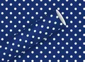 Produktbild: Braun & Company Geschenkpapier Kollektion Punkte blau 2 m x 70 cm