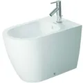 Produktbild: Duravit Me by Starck Stand-Bidet 2289103200 37 x 60 cm, mit Hahnloch, mit Überlauf, mit Hahnlochbank, weiß seidenmatt