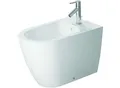 Produktbild: Duravit Me by Starck Stand-Bidet 2289103200 37 x 60 cm, mit Hahnloch, mit Überlauf, mit Hahnlochbank, weiß seidenmatt