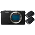 Produktbild: Panasonic Lumix DC-S9 + 2 Akku DMW-BLK 22  Schwarz