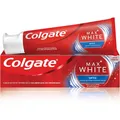 Produktbild: Colgate Palmolive GmbH (CP GABA GmbH) Colgate Zahnpasta Max White Optic, mit Fluorid, Zahncreme entfernt bis zu 100% oberflächliche Verfärbungen, 1 Tube = 75ml 00161452