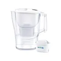 Produktbild: Brita Aluna Cool Wasserfilter Weiß mit Kalkfilterkartusche - 3er Set