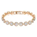 Produktbild: Swarovski Una Angelic Armband, Rund, Weiss, Roségold-Legierungsschicht