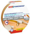 Produktbild: tesa doppelseitiges Klebeband 9 mm x 5 m weiß 55714-00000-00