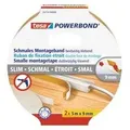 Produktbild: Tesa - Doppelseitige Montage ® Powerbond Small 5mx9mm weiß 2 Stück