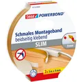 Produktbild: tesa Powerbond Montageband Schaumstoff doppelseitig klebend 5m x 9mm, 2 Rollen