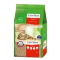 Produktbild: Cat's Best Original Katzenstreu, 100 % pflanzliche Katzen Klumpstreu mit maximaler Saugkraft – bekämpft Gerüche natürlich aktiv, 17,2 kg/40 l