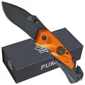 Produktbild: Puma Tec Rescue Taschenmesser Rettungsmesser Alu Schalen Clip Gurtschneider Dorn