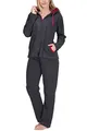 Produktbild: SLOUCHER Fleece-Anzug Hausanzug aus wärmenden Fleece für Damen, Farbe:anthrazit, Größe:56-58