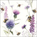 Produktbild: 3 Servietten-Napkin -Bumblebees in the meadow