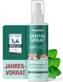 Produktbild: Pawlie’s Dentalspray für Hunde & Katzen [Jahresvorrat] – Zahnpﬂegespray gegen starken Mundgeruch & Zahnstein | Xylith-frei, zuckerfrei & geschmacksneutral | Sofort frischer Atem ohne Bürste