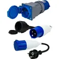 Produktbild: CEE Adapter 3er Set Stromadapter Camping CEE Stecker Schuko Steckdose CEE