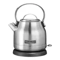 Produktbild: KitchenAid Wasserkocher 1,25 L aus Edelstahl - Praktischer Elektrokocher für schnelles Erhitzen von Wasser