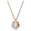 Produktbild: Swarovski Kett mit Anhänger Unisex Dextera Rundschliff Weiß Roségold-Ton 5692257