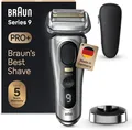 Produktbild: Braun Rasierer Series 9 Pro+ 9517s silber Ladestation Wet & Dry NEU OVP