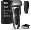 Produktbild: Braun Series 9 Pro+ 9517s Rasierer mit Trimmer und Ladestation Silber - NEUWARE