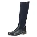 Produktbild: CAPRICE Damen Hohe Stiefel mit Absatz Runde Spitze Blockabsatz, Blau (Ocean Comb), 36 EU