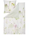 Produktbild: Estella Bettwäsche Mako-Satin Meadow    Farbe grün Größe 135x200cm + 80x80cm