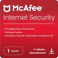 Produktbild: McAfee Internet Security 1 Gerät, (ESD) Download, Windows, Mac, Android, iOS