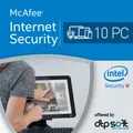 Produktbild: McAfee Internet Security 2025 10 PC 1 Jahr VOLLVERSION  Upgrade DE EU