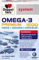 Produktbild: Doppelherz system Omega-3 Premium 1500 Herz + Gehirn + Abwehr Kapseln, 120 St. Kapseln