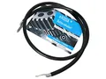 Produktbild: Exoda Batteriekabel 25 mm² 150cm mit M10 Kabelschuhen schwarz aus hochwertigem Kupfer flexibler PVC Mantel temperaturbeständig bis 70° ideal für Autos Boote Motorräder