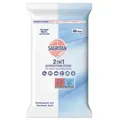 Produktbild: Desinfektionstücher Sagrotan 2in1 Hände und Fläche 40 Stück praktischer Flowpack für zuhause und unterwegs