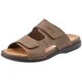 Produktbild: Rieker Pantolette, Sommerschuh, Strandschuh, Hausschuh mit weicher Innensohle braun 44 EU