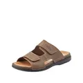 Produktbild: Rieker 25592, Herren Pantoletten, Braun (Tabak), 44 EU (9.5 UK)