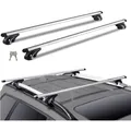 Produktbild: Dachträger Aluminium Gepäckträger Dachgepäck Träger 90kg universell