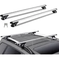 Produktbild: Dachträger Aluminium, universell, 90 kg Tragkraft, Autogepäckträger, Dachgepä...