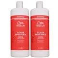 Produktbild: Wella Invigo Color Brilliance Shampoo 2 x 1000 ml feines normales coloriertes Ha