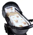 Produktbild: Kinderdecke BABYLUX Babydecke MINKY 2Set Kuscheldecke Decke 75 x 60cm Kinderwagen, BabyLux, MP150 - Beige + Häschen
