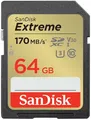 Produktbild: SanDisk SDXC Extreme 64GB 170MB/s V30 UHS-I