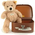 Produktbild: Steiff Teddybär Fynn beige im Koffer 25 cm 111471