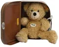 Produktbild: Steiff 111471 - Fynn Teddybär im Koffer, beige 28cm | Deutsch (2014) | 111471/1