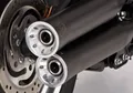 Produktbild: Auspuff Falcon Double Groove Slip on Edelstahl beschichtet schwarz Zulassung